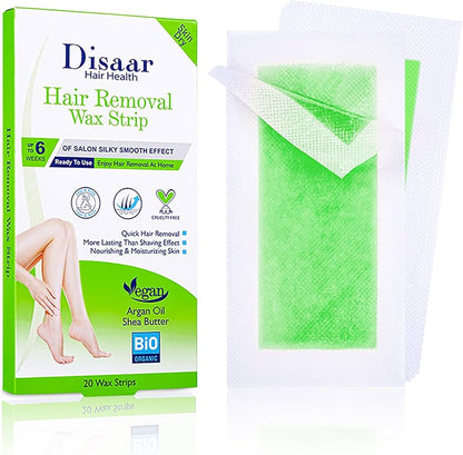 PeleLisa® – Tiras de Cera para Depilação Corporal Completa